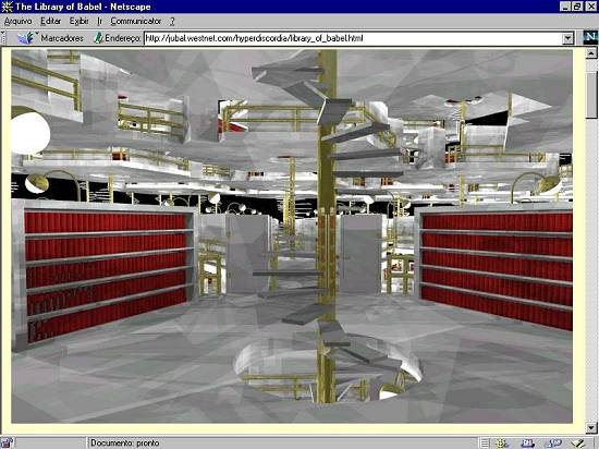 Concep��o da Biblioteca de Babel, do universo ficional borgiano