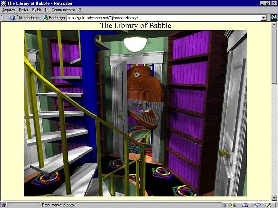 Concep��o da Biblioteca de Babel, do universo ficional borgiano