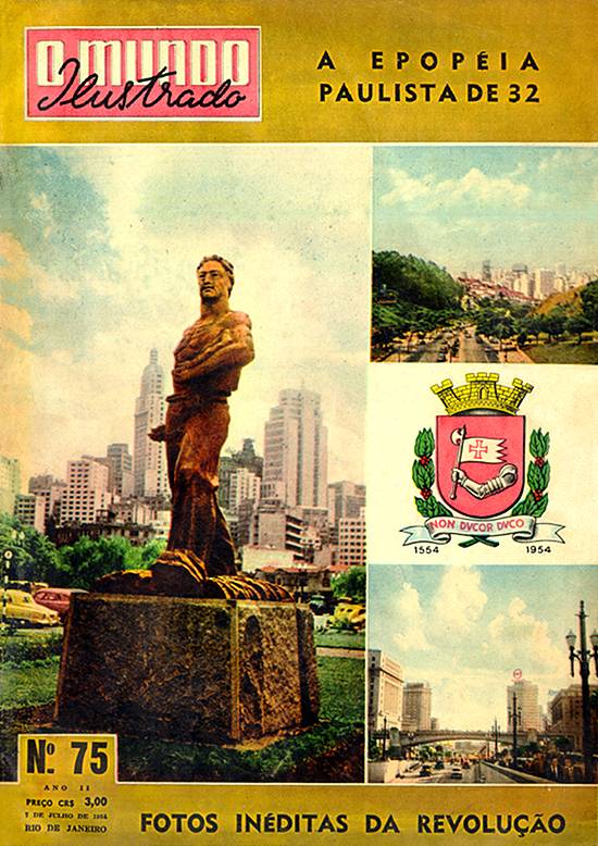 Capa de revista de 1954 comemorativa da Revoluo de 1932