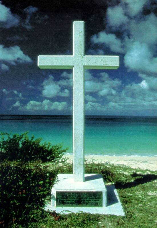 Cruz Branca, em San Salvador(foto: revista 'Hola!' especial, Madrid, 1992)