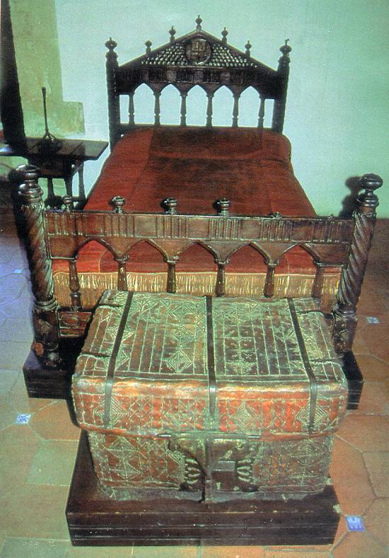 Arca particular de Colombo (foto: revista 'Hola!' especial, Madrid, 1992)