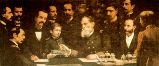Deodoro tomou posse em 1891 como presidente, eleito pelos deputados da Assemblia Constituinte