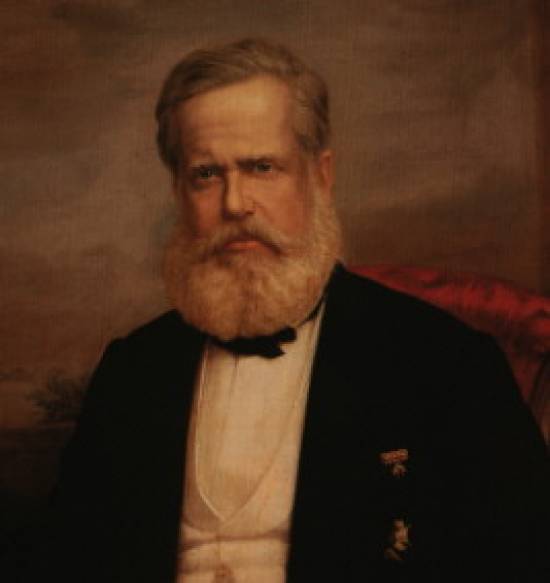 Dom Pedro II, já no anos finais de seu império