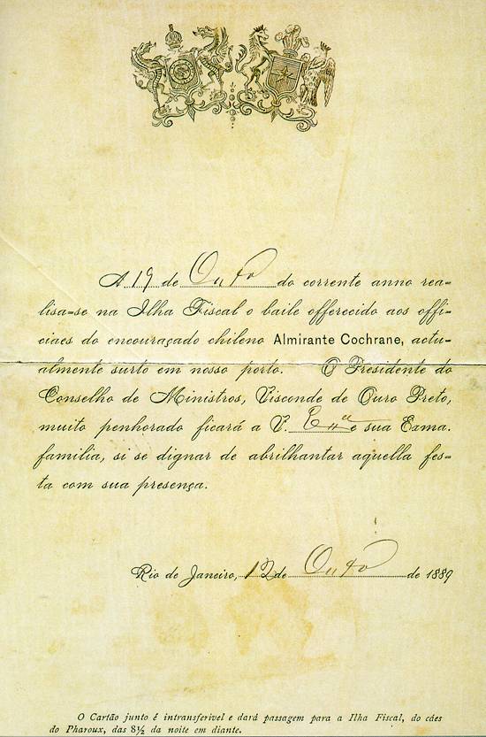 Imagem:  Documentos Aut�grafos Brasileiros na Cole��o Pedro Corr�a do Lago, 1997, Ed. Salamandra, Rio de Janeiro/RJ