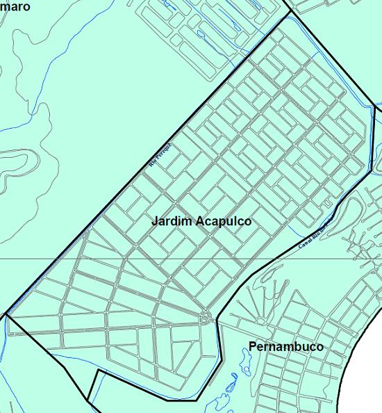 Clique na imagem para ver o mapa de bairros de Guaruj�