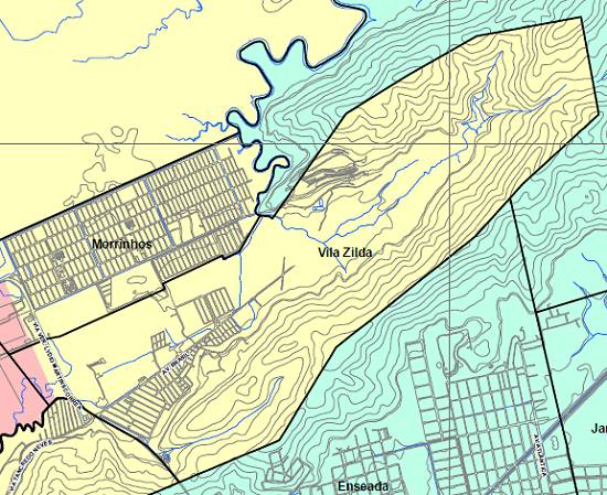 Clique na imagem para ver o mapa de bairros de Guaruj�