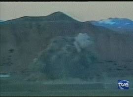 Imagem: Telediario, TV Espanha Internacional, em 19/3/2001