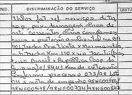 Documento inclu�do no processo (Imagem: Rede Globo de Televis�o, no Jornal Nacional de 4/12/2001)
