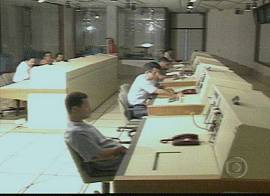 Base de Alcntara: captura de tela de reportagem da Rede Globo de Televiso s 0h06 de 24/10/2001