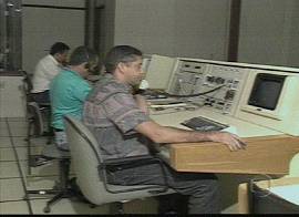 Base de Alc�ntara: captura de tela de reportagem da Rede Globo de Televis�o �s 0h06 de 24/10/2001
