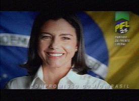 Imagens originais da campanha do partido PFL na televiso