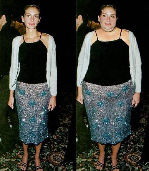 Atriz Julia Roberts...