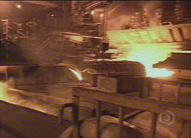 Sobretaxa dos EUA ao a�o que importam, nova briga comercial (Imagem: Rede Globo de Televis�o, 6/3/2002, 0h27)