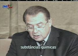 Autoridade russa explica a quest�o do g�s (Imagem: RTPi/Portugal, 22h51)
