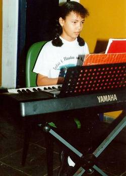 Representante do grupo musical do Elos Jovem de Santos (Foto: cortesia Elos Clube de Santos)