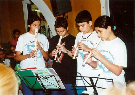 Grupo musical do Elos Jovem de Santos (Foto: cortesia Elos Clube de Santos)