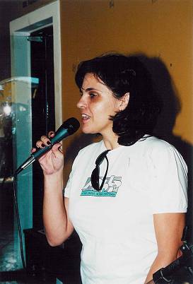 Cristina Garrido falou em nome da APEBS e do MNDLP