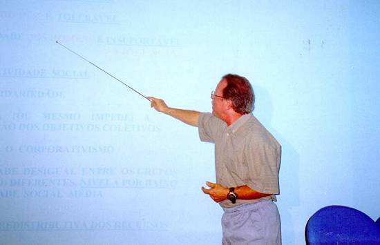 Prof.Dr. Jos� Pascoal Vaz, na palestra