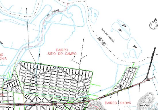 Clique na imagem para obter arquivo PDF com mapa de ruas e bairros 