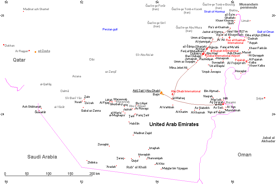 Atlas Novo Milênio - Emirados Árabes Unidos (EAU)/United Arab Emirates ...