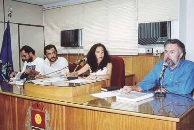 Bocuhy falou na reuni�o da comiss�o presidida por Maria Antonieta. Foto: Soraia Liguori/CMG