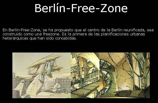 Um dos projetos de Lebbeus � dedicado � reconstru��o de Berlim