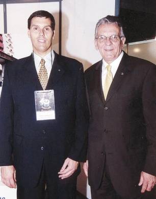 Roberto Filho e Roberto Lu�s barroso, dinamizando a Engeplus. Foto: Walter Cabrera