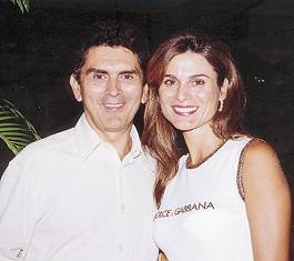 Louren�o e Andr�a Lopes, jovens e felizes. Foto: Walter Cabrera