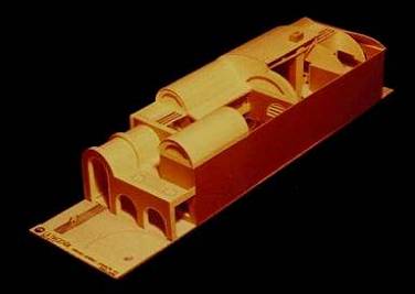 Maquete de uma 'hacienda' texana