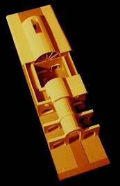 Maquete de uma 'hacienda' texana