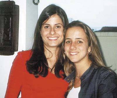 Vit�ria Mehanna Khamis e Patr�cia Lordello de Azevedo, em Juque�