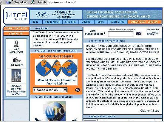 Site da WTC Association destaca a reuni�o paulistana
