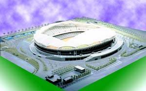 Est�dio Big Swan, em Niigata, Jap�o