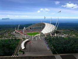 Jeju World Cup Stadium, em Seogwipo, na Cor�ia