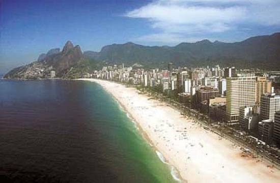 Vista a�rea do Ipanema, no Rio de Janeiro