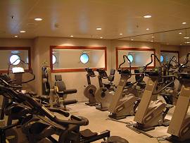 Centro de gin�stica do navio