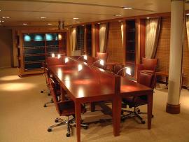 O est�dio, ambiente para leituras a bordo