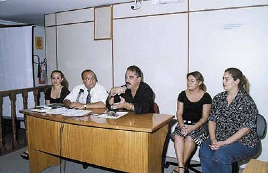 Wanderley Maduro fez a abertura oficial do Projeto (Foto: Soraya Liguori/C�mara Municipal de Guaruj�)