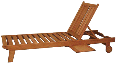 Chaise Longue Tropical em jatob: madeira certificada