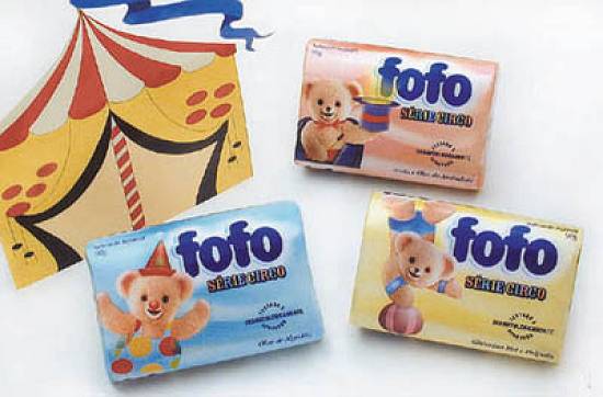 Sabonetes infantis destacam personagens circenses