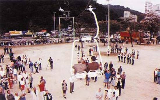 60 cadeiras duplas. Foto: M�rcio Pinheiro/Prefeitura Municipal de S�o Vicente