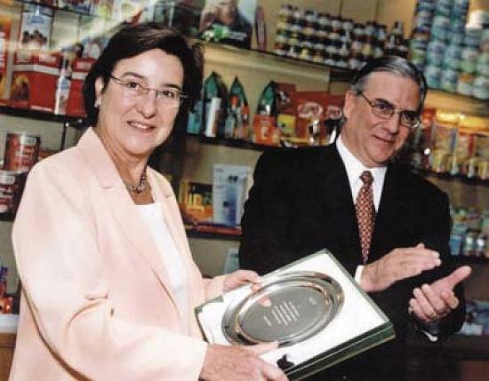 A primeira-dama Ruth Cardoso e Ivan Zurita (Foto: Srgio Santorio)