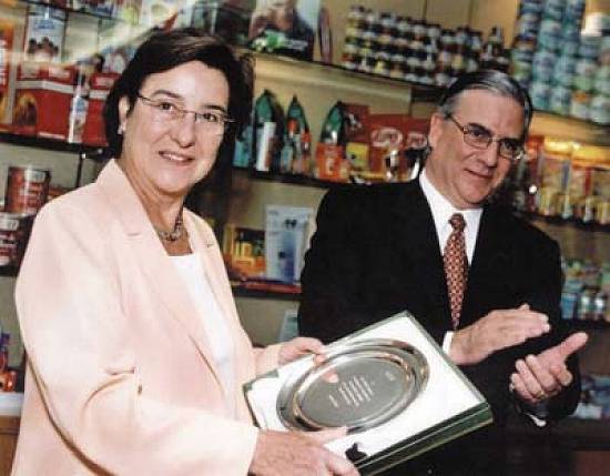 A primeira-dama Ruth Cardoso e Ivan Zurita (Foto: S�rgio Santorio)