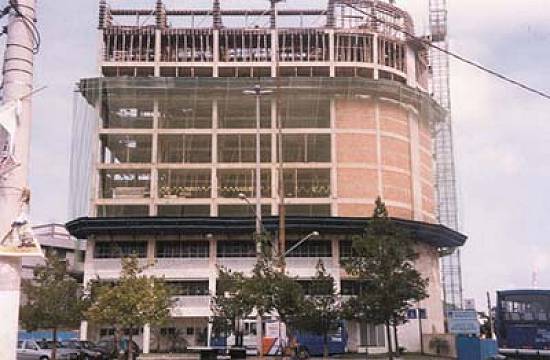 Obras nos nove pavimentos do edif�cio (Foto: Sandra Netto)