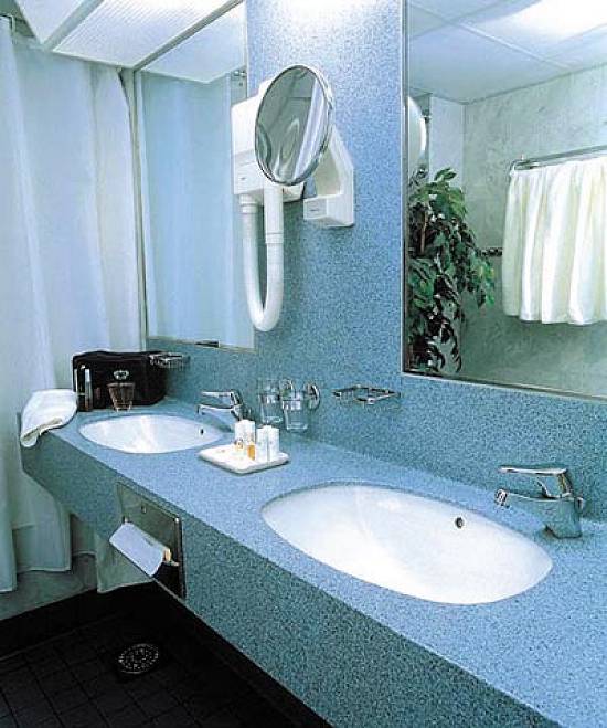 Aplica��o de Corian em hotel: tend�ncia moderna