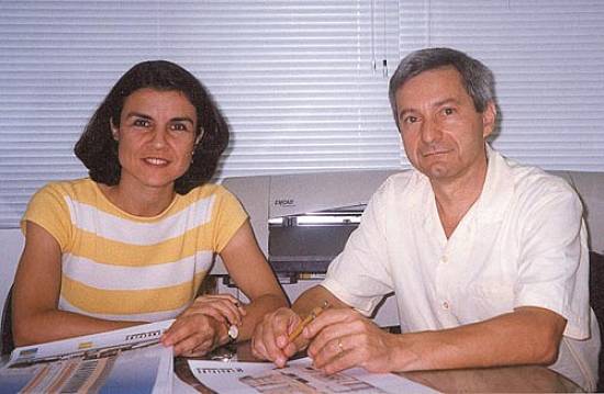 A arquiteta Maria Cec�lia e o engenheiro Jos� Roberto: 15 anos de atividades (Foto: Sandra Netto)