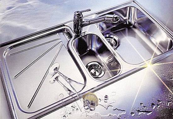 Cubas Franke: a�o inox com design exclusivo e linha completa de acess�rios (Foto: divulga��o)