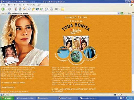 iG lan�a campanha exclusiva da Wella  (Foto: divulga��o)