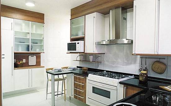 Cozinha do apartamento modelo