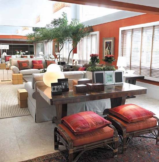 Living: ambiente que foi destaque na vers�o 2002